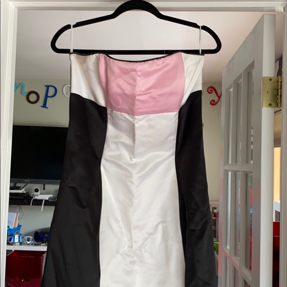 Pink, Black, White, Jessica McClintock